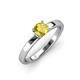 3 - Annora Yellow Sapphire Solitaire Engagement Ring 
