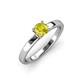 3 - Annora Yellow Diamond Solitaire Engagement Ring 