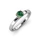 3 - Annora Lab Created Alexandrite Solitaire Engagement Ring 