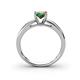 4 - Annora Lab Created Alexandrite Solitaire Engagement Ring 