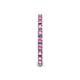 6 - Gracie 2.00 mm Round Pink Sapphire Eternity Band 
