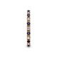 5 - Gracie 2.00 mm Round Blue Sapphire and Diamond Eternity Band 