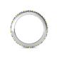 4 - Gracie 2.00 mm Round Yellow Sapphire and Lab Grown Diamond Eternity Band 