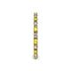 5 - Gracie 2.00 mm Round Yellow Sapphire and Lab Grown Diamond Eternity Band 