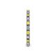 5 - Gracie 2.00 mm Round Yellow Sapphire and Lab Grown Diamond Eternity Band 