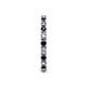 5 - Gracie 2.30 mm Round Blue Sapphire and Diamond Eternity Band 