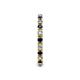 5 - Gracie 2.30 mm Round Blue Sapphire and Lab Grown Diamond Eternity Band 