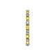 5 - Gracie 2.30 mm Round Yellow Sapphire and Lab Grown Diamond Eternity Band 