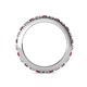 4 - Gracie 2.30 mm Round Ruby and Lab Grown Diamond Eternity Band 