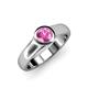 4 - Enola Pink Sapphire Solitaire Engagement Ring 