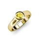 4 - Enola Yellow Sapphire Solitaire Engagement Ring 