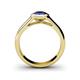 5 - Enola Blue Sapphire Solitaire Engagement Ring 