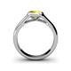 5 - Enola Yellow Sapphire Solitaire Engagement Ring 