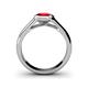 5 - Enola Ruby Solitaire Engagement Ring 