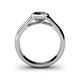 5 - Enola Black Diamond Solitaire Engagement Ring 