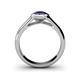 5 - Enola Blue Sapphire Solitaire Engagement Ring 