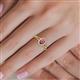 5 - Deborah Desire Oval Cut Rhodolite Garnet and Round Lab Grown Diamond Twist Rope Split Shank Halo Engagement Ring 