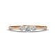1 - Shirley 4.00 mm Round Diamond Three Stone Engagement Ring 
