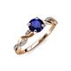 4 - Mayra Desire Blue Sapphire and Diamond Engagement Ring 