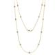 1 - Lien (13 Stn/3mm) Forever Brilliant Moissanite on Cable Necklace 