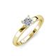 4 - Annora Princess Cut Forever Brilliant Moissanite Solitaire Engagement Ring 