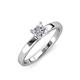 4 - Annora Princess Cut Forever One Moissanite Solitaire Engagement Ring 
