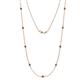 1 - Adia (9 Stn/2.3mm) London Blue Topaz on Cable Necklace 