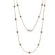 1 - Lien (13 Stn/3.4mm) Lab Created Alexandrite on Cable Necklace 