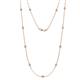 1 - Asta (11 Stn/2.7mm) Diamond on Cable Necklace 