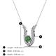 3 - Lauren 4.00 mm Round Lab Created Alexandrite and Diamond Accent Pendant Necklace 