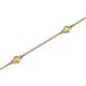 2 - Aizza (5 Stn/2.7mm) Yellow Sapphire Station Bracelet 