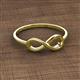 2 - Evanna Classic Infinity Minimalist Promise Ring 