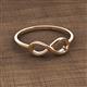 2 - Evanna Classic Infinity Minimalist Promise Ring 