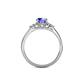 5 - Eve Signature 6.50 mm Tanzanite and Diamond Engagement Ring 