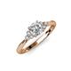 4 - Eve Signature 6.50 mm Diamond Engagement Ring 