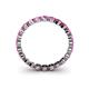 5 - Valerie 2.70 mm Pink Sapphire Eternity Band 