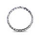 4 - Valerie 2.40 mm Iolite and Lab Grown Diamond Eternity Band 