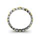 4 - Valerie 2.70 mm Yellow Sapphire and Lab Grown Diamond Eternity Band 
