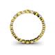 4 - Valerie 2.70 mm Yellow Sapphire and Lab Grown Diamond Eternity Band 