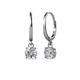 1 - Grania Diamond (5mm) Solitaire Dangling Earrings 