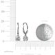 3 - Grania Lab Grown Diamond (5mm) Solitaire Dangling Earrings 