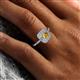 6 - Faye Prima Round Citrine and Diamond Engagement Ring 