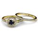 1 - Halo Bridal Set Ring 