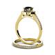 4 - Halo Bridal Set Ring 