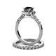 4 - Halo Bridal Set Ring 