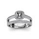 2 - Renee Halo Bridal Set Ring 