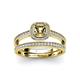 2 - Renee Halo Bridal Set Ring 