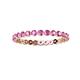 3 - Valerie 2.00 mm Pink Sapphire Eternity Band 