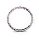 5 - Valerie 2.00 mm Pink Sapphire Eternity Band 