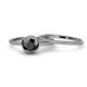 1 - Halo Bridal Set Ring 